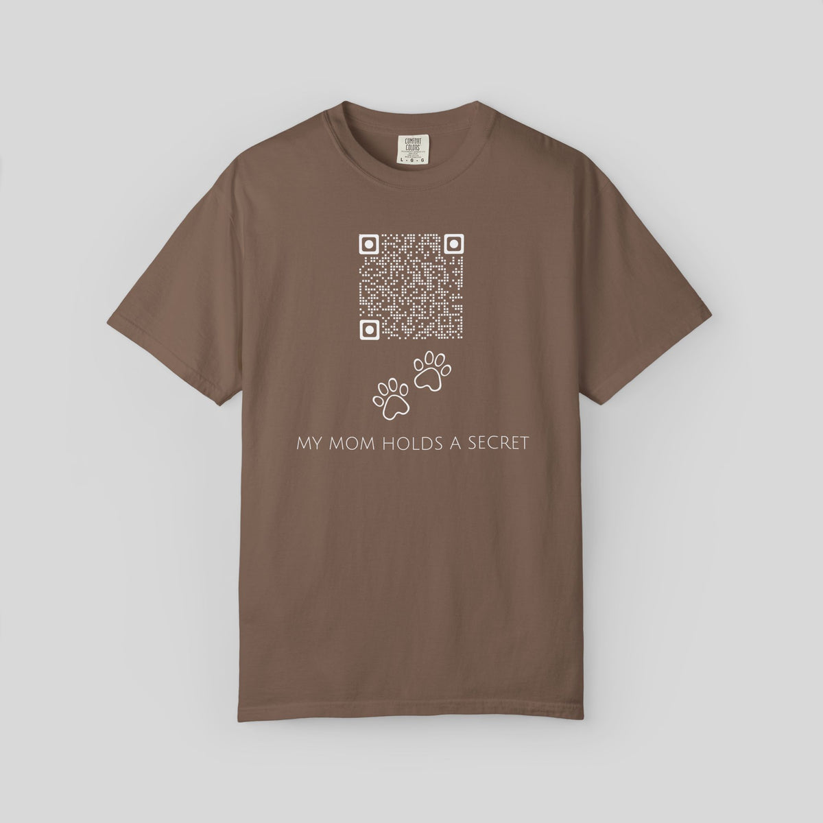 My Mom Holds A Secret QR Code Shirt