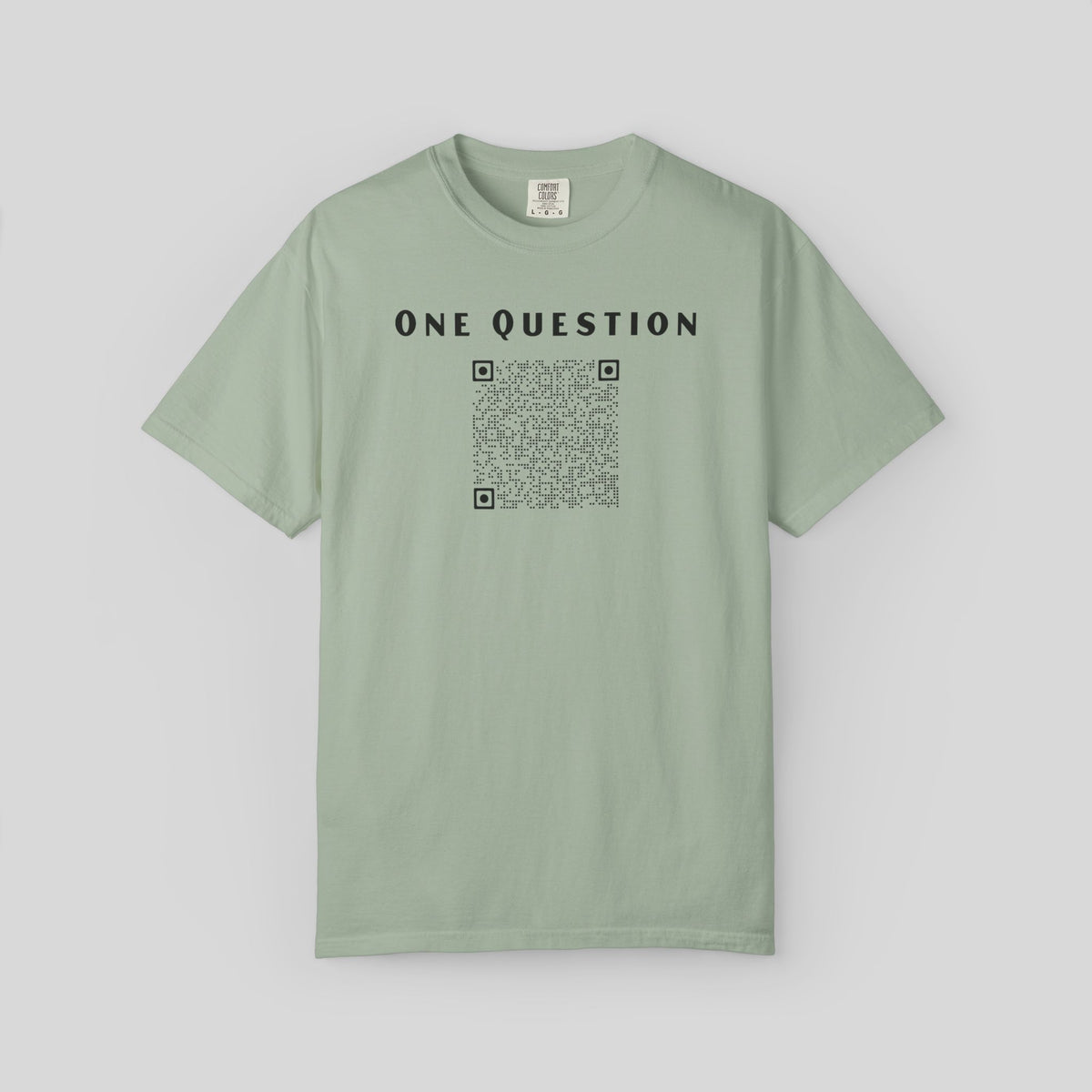 One Question Will You Marry Me QR Code Shirt