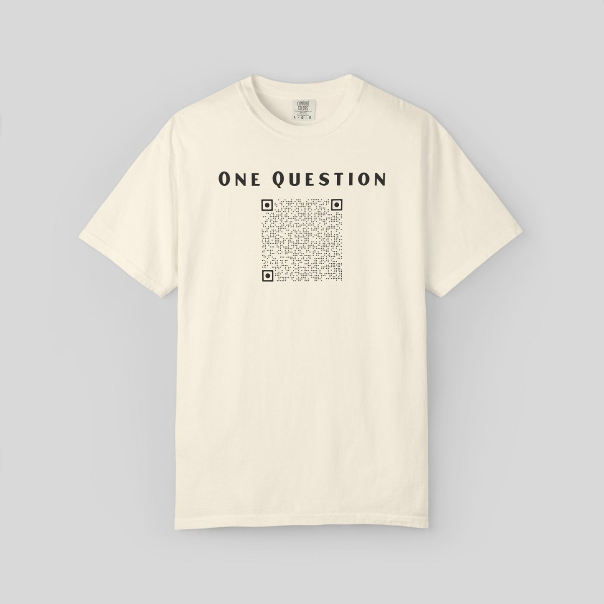 Copy of One Question Will You Marry Me QR Code Shirt