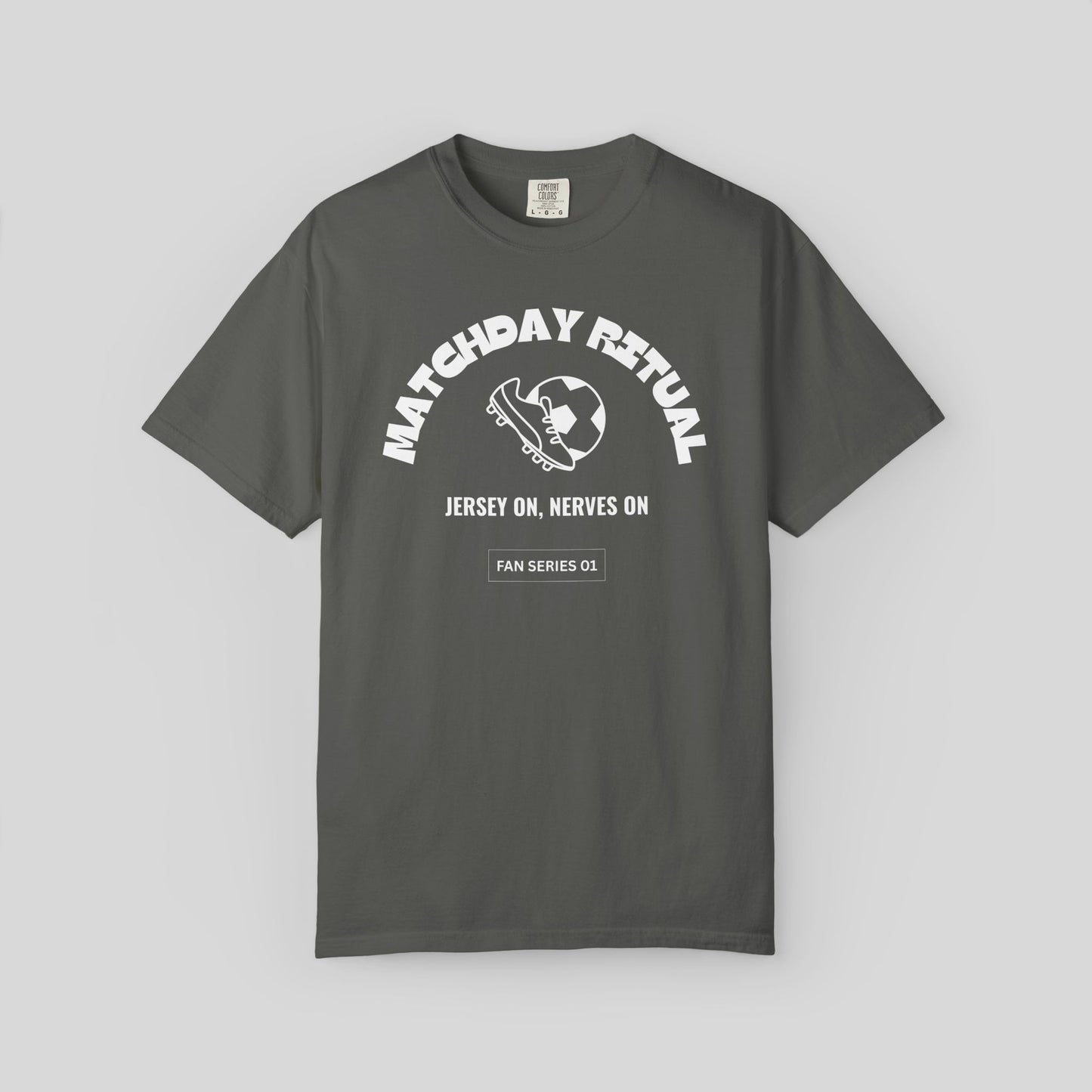 Matchday Ritual Soccer Shirt,Soccer Lover Streetwear Comfort Colors Tee, Fan Series Game Day T