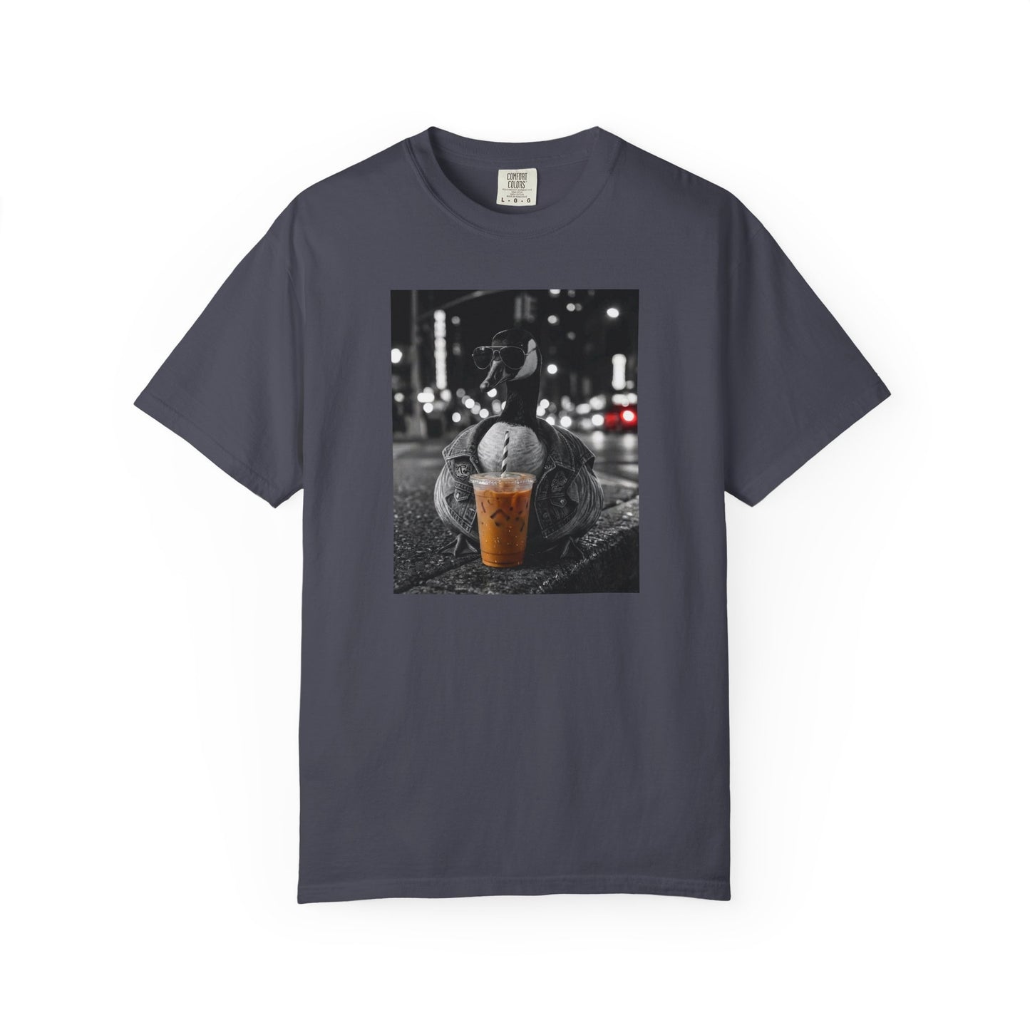 Comfort Colors Goose Iced Coffee Shirt Funny Goose Coffee Lover Tee Trendy Aesthetic Goose Shirt