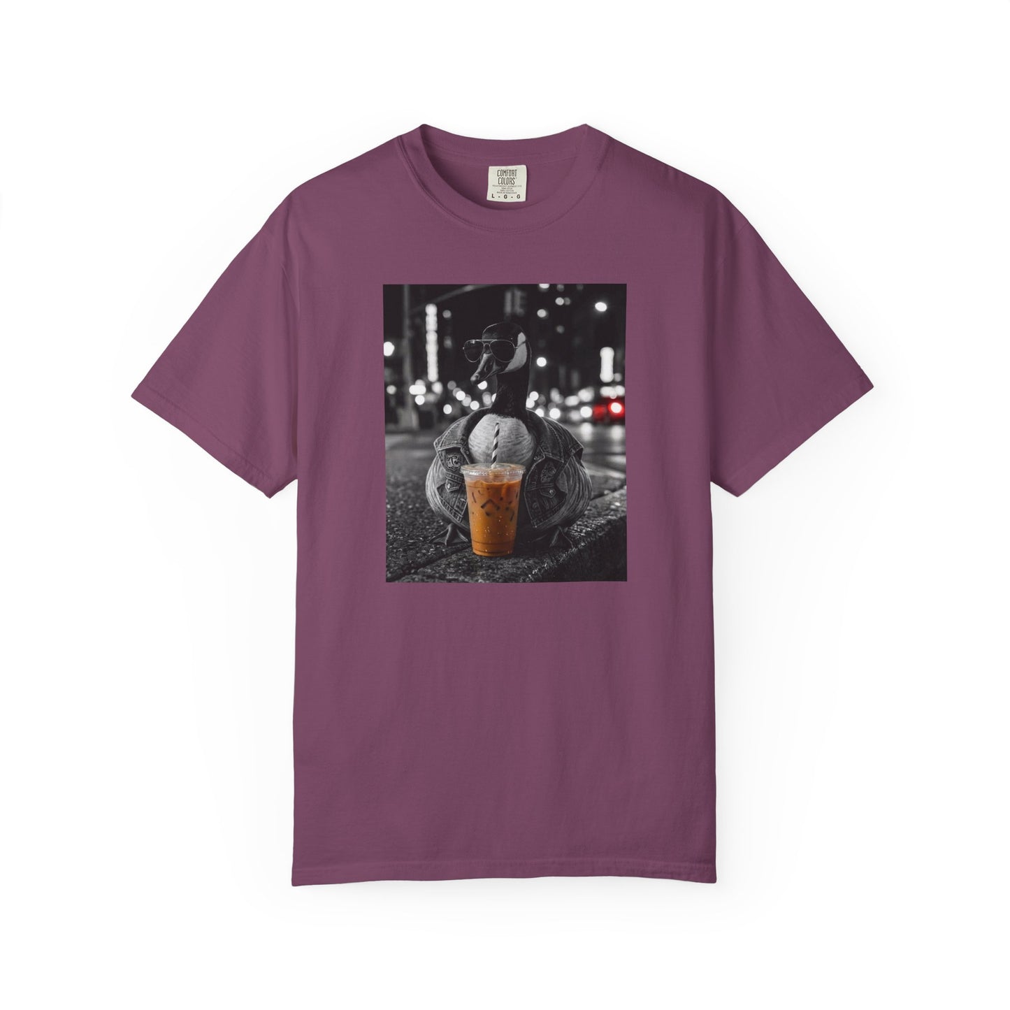 Comfort Colors Goose Iced Coffee Shirt Funny Goose Coffee Lover Tee Trendy Aesthetic Goose Shirt