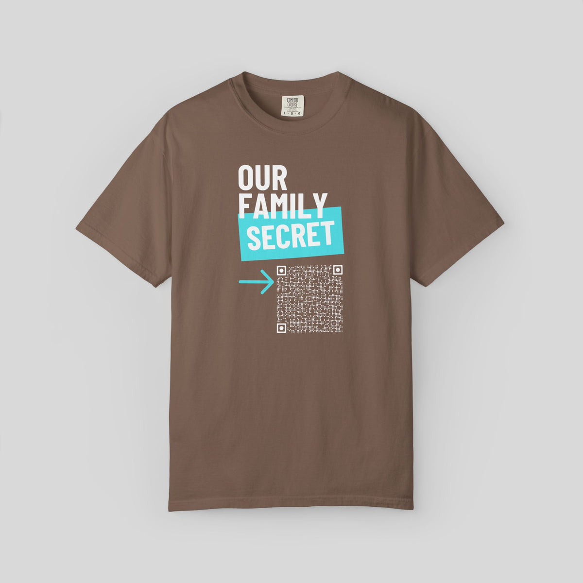 Our Family Secret QR Code Shirt Grandma
