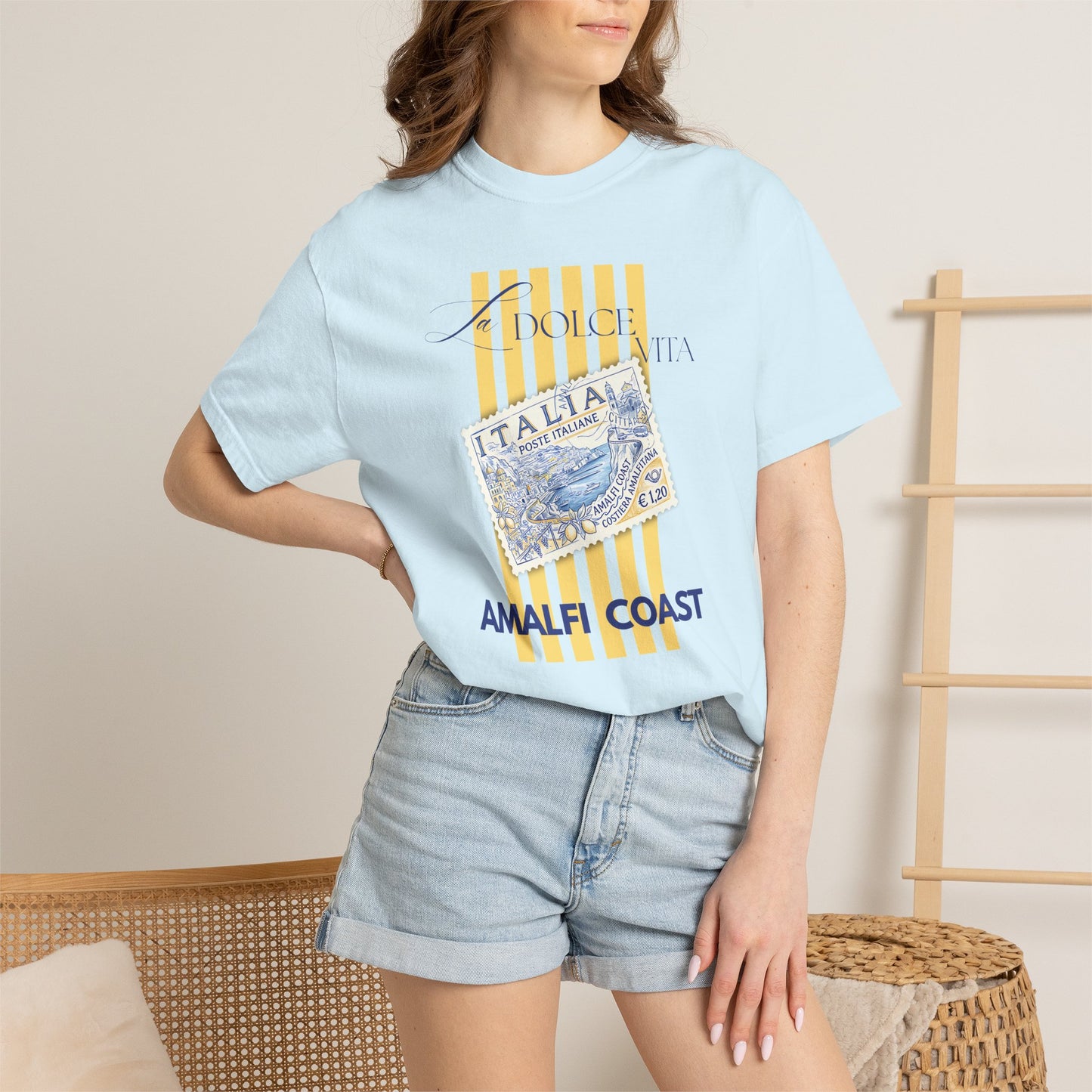 Italian Summer Shirt La Dolce Vita Amalfi Coast Vatican Tee For Women Graphic Comfort ColorsT-Shirt