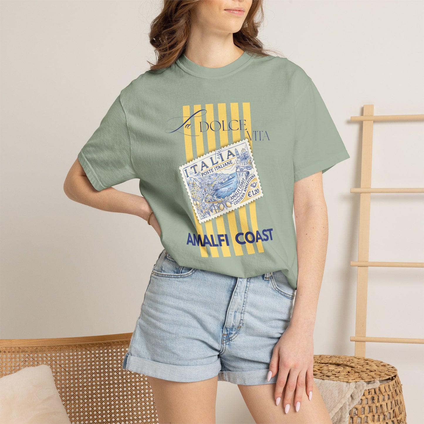 Italian Summer Shirt La Dolce Vita Amalfi Coast Vatican Tee For Women Graphic Comfort ColorsT-Shirt