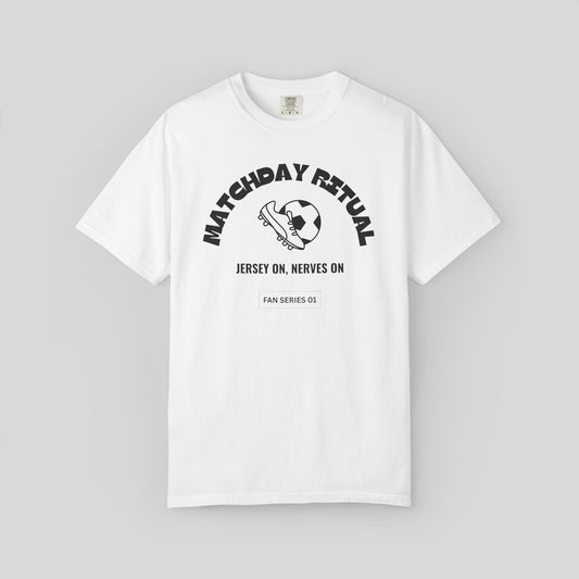 Matchday Ritual Soccer Shirt,Soccer Lover Streetwear Comfort Colors Tee, Fan Series Game Day T