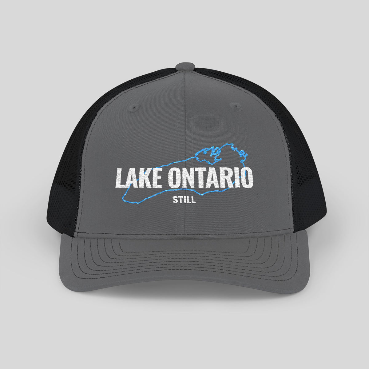 Lake Ontario Trucker Hat, Embroidered Lake Ontario Cap, Canadian Trucker Hat, Ontario Gift, Toronto Hat