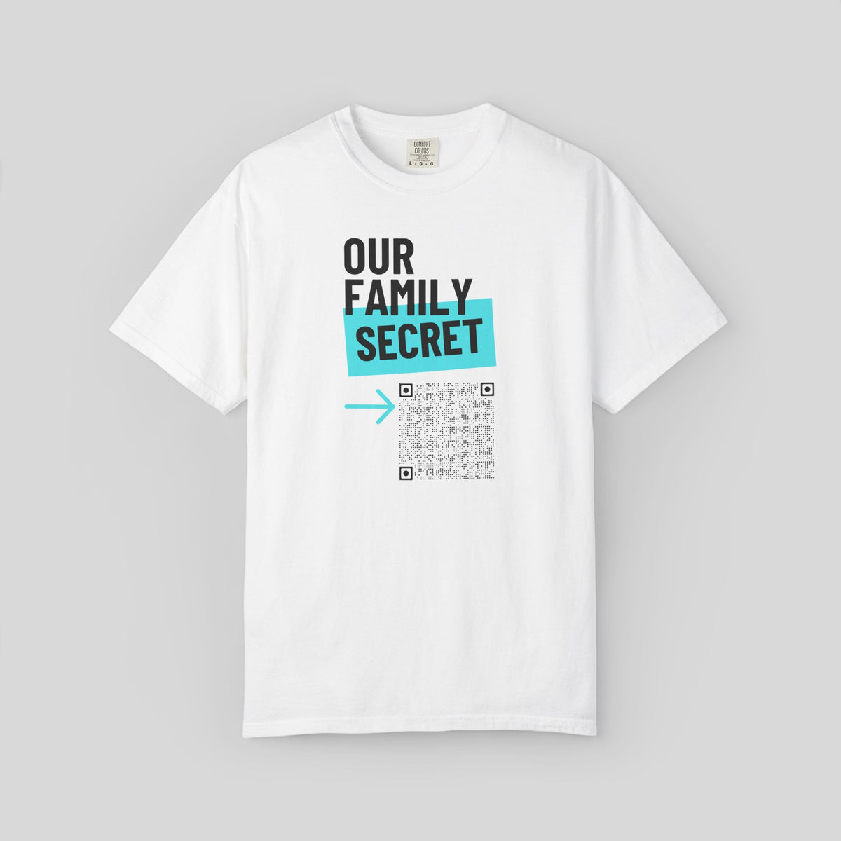 Our Family Secret QR Code Shirt Grandma