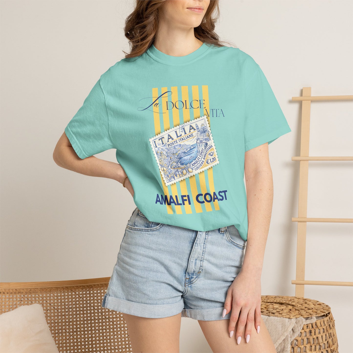 Italian Summer Shirt La Dolce Vita Amalfi Coast Vatican Tee For Women Graphic Comfort ColorsT-Shirt