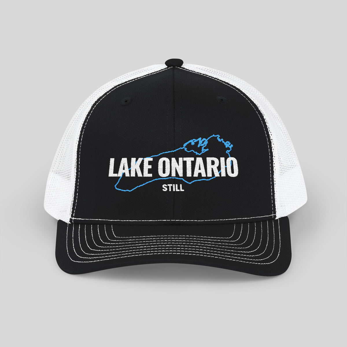 Lake Ontario Trucker Hat, Embroidered Lake Ontario Cap, Canadian Trucker Hat, Ontario Gift, Toronto Hat