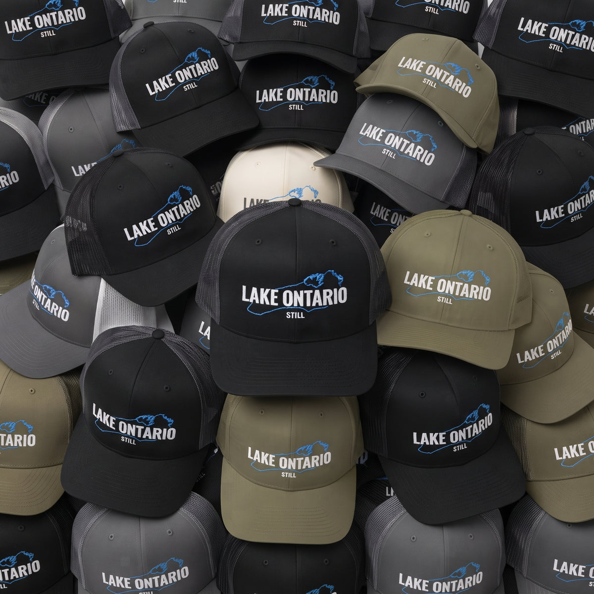 Lake Ontario Trucker Hat, Embroidered Lake Ontario Cap, Canadian Trucker Hat, Ontario Gift, Toronto Hat