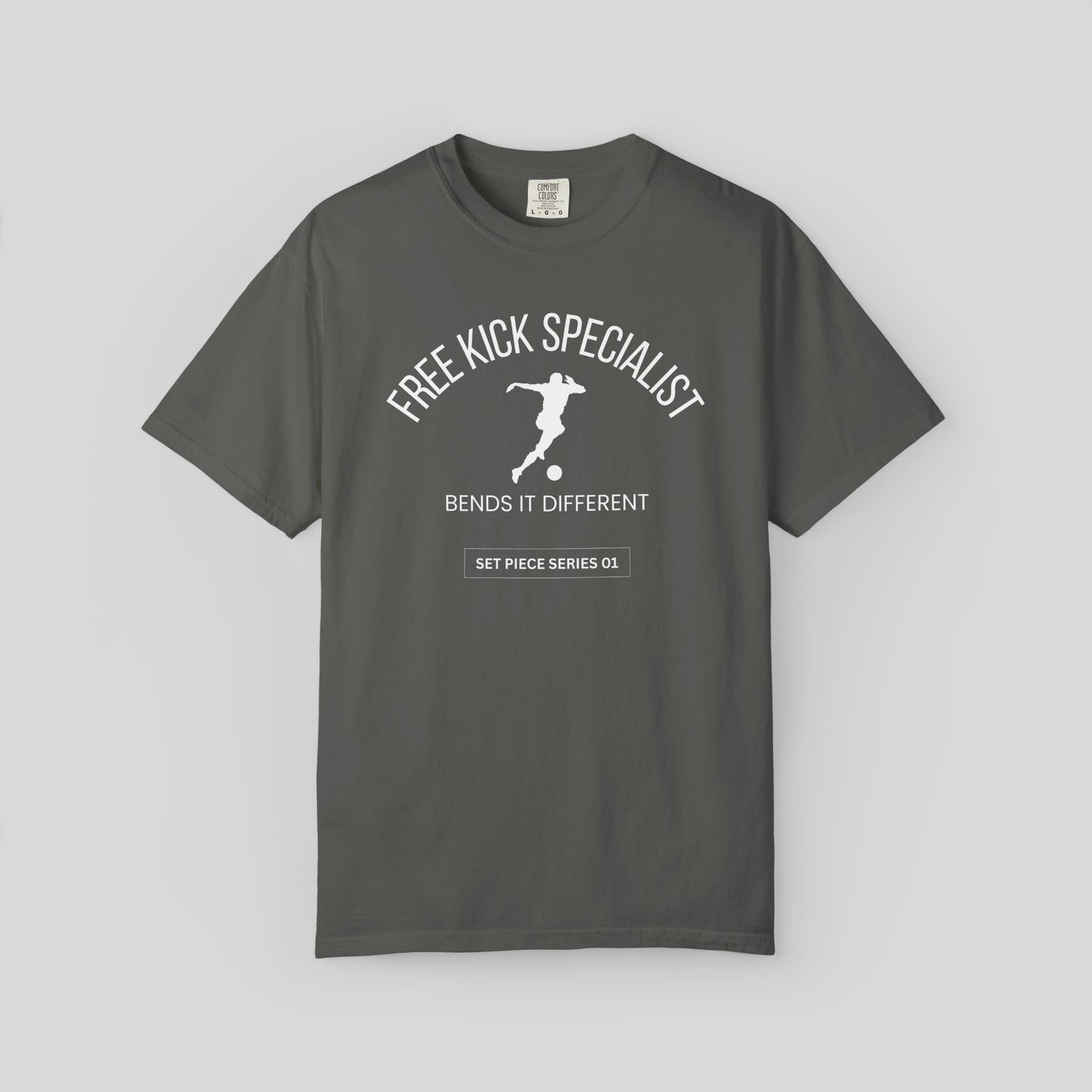 Free Kick Specialist Soccer Shirt, Football Lover Streetwear Comfort Colors Tee, Set Piece Series