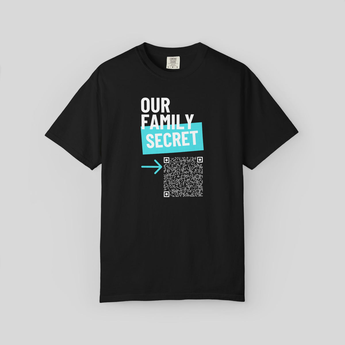 Our Family Secret QR Code Shirt Grandma