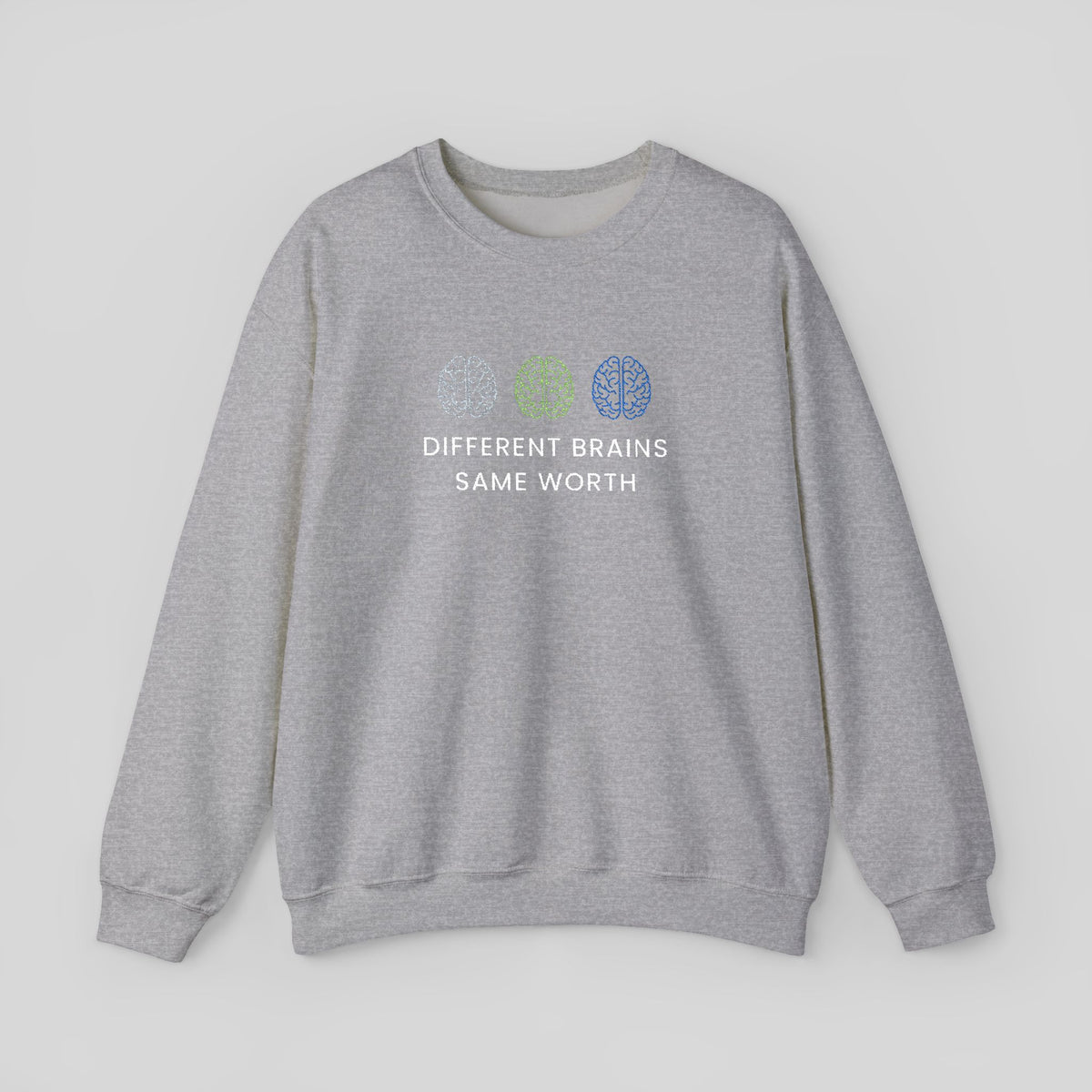 Embroidered Brain Sweatshirt, Psychology Crewneck, Mental Health Sweatshirt, Neuroscience Gift, Psychologist Gift, Brain Embroidery