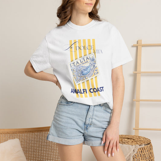 Italian Summer Shirt La Dolce Vita Amalfi Coast Vatican Tee For Women Graphic Comfort ColorsT-Shirt