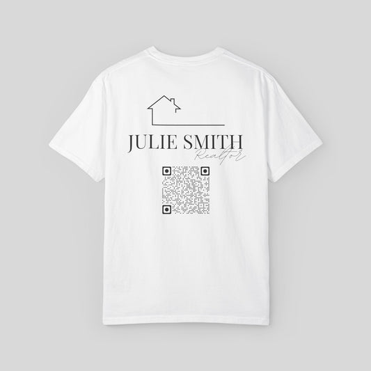 Custom Realtor QR Code Shirt,Personalized Real Estate Agent T-Shirt, Property Manager Scan Me Tee