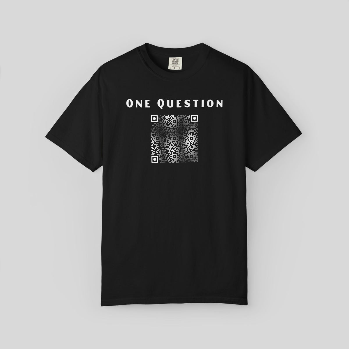 Copy of One Question Will You Marry Me QR Code Shirt