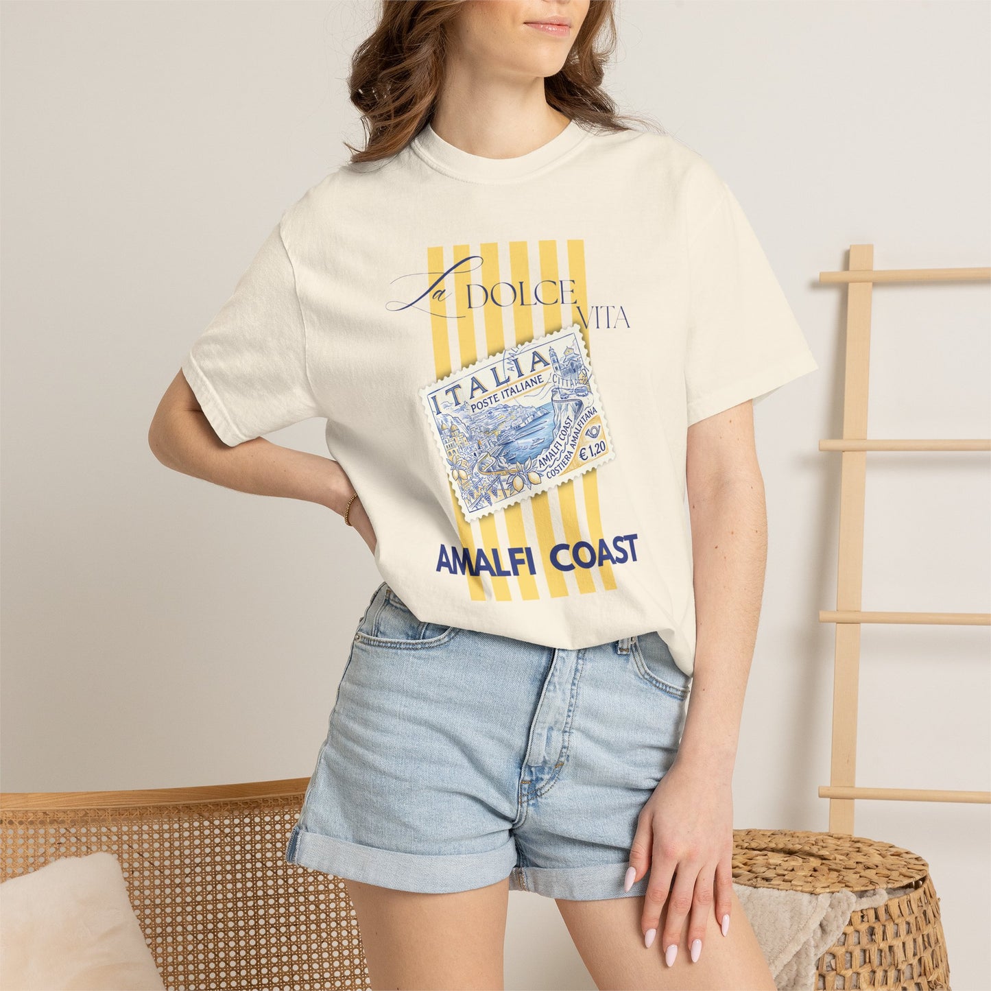Italian Summer Shirt La Dolce Vita Amalfi Coast Vatican Tee For Women Graphic Comfort ColorsT-Shirt