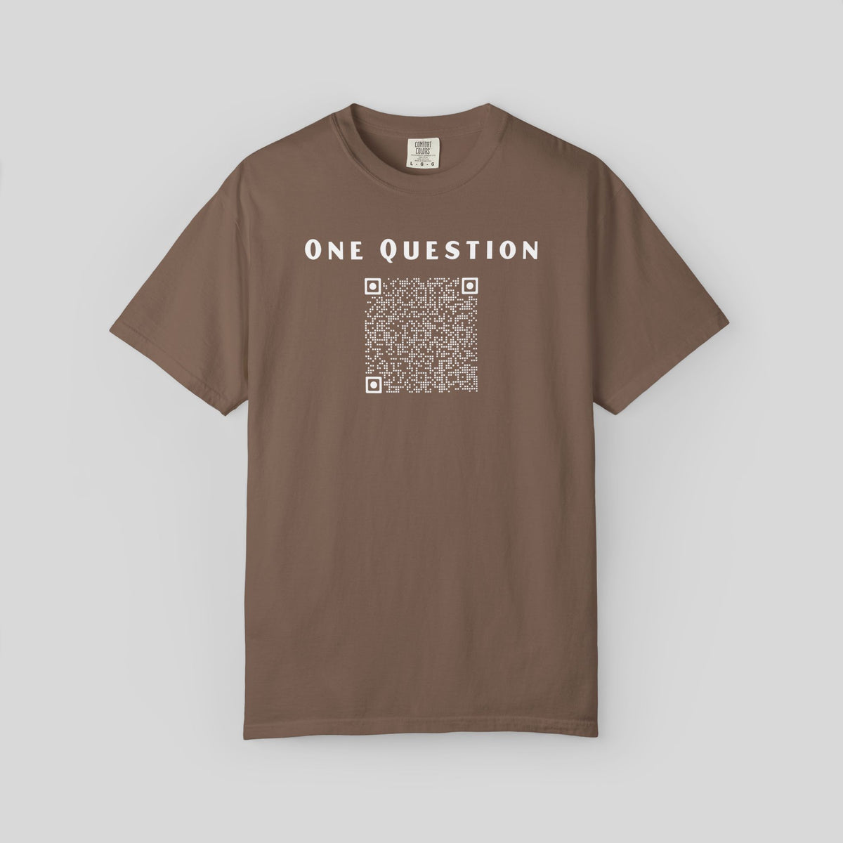 One Question Will You Marry Me QR Code Shirt