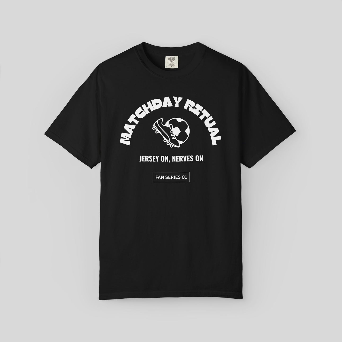 Matchday Ritual Soccer Shirt,Soccer Lover Streetwear Comfort Colors Tee, Fan Series Game Day T